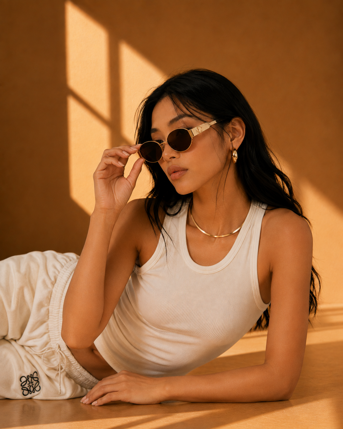 Signature Cat Eye Sunglasses – Brown