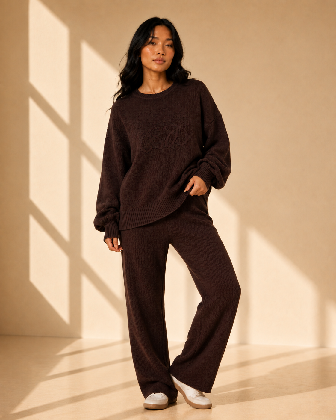 Soft Touch Knit Jumper – Brown