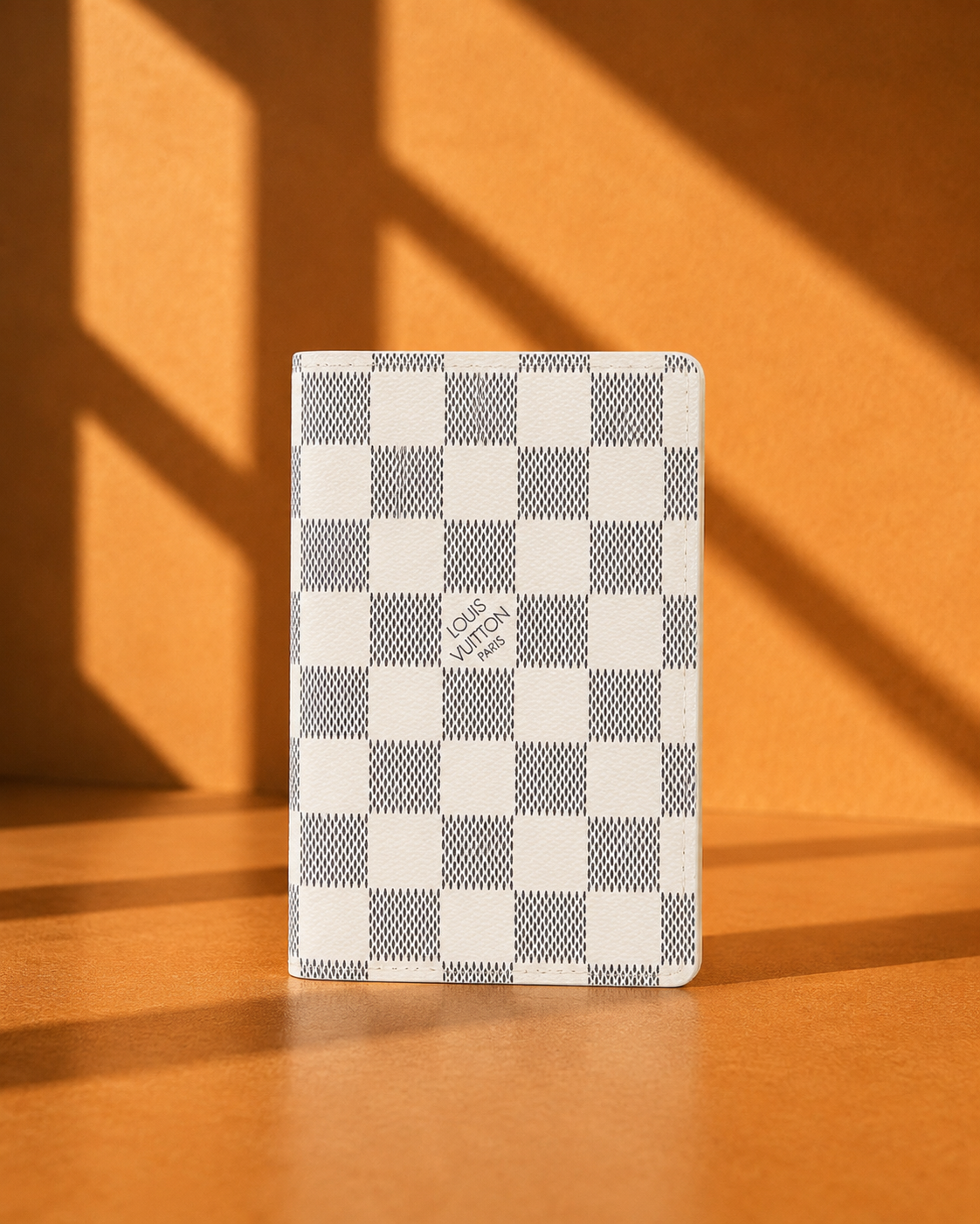 Remi Printed Passport Cover in Cream