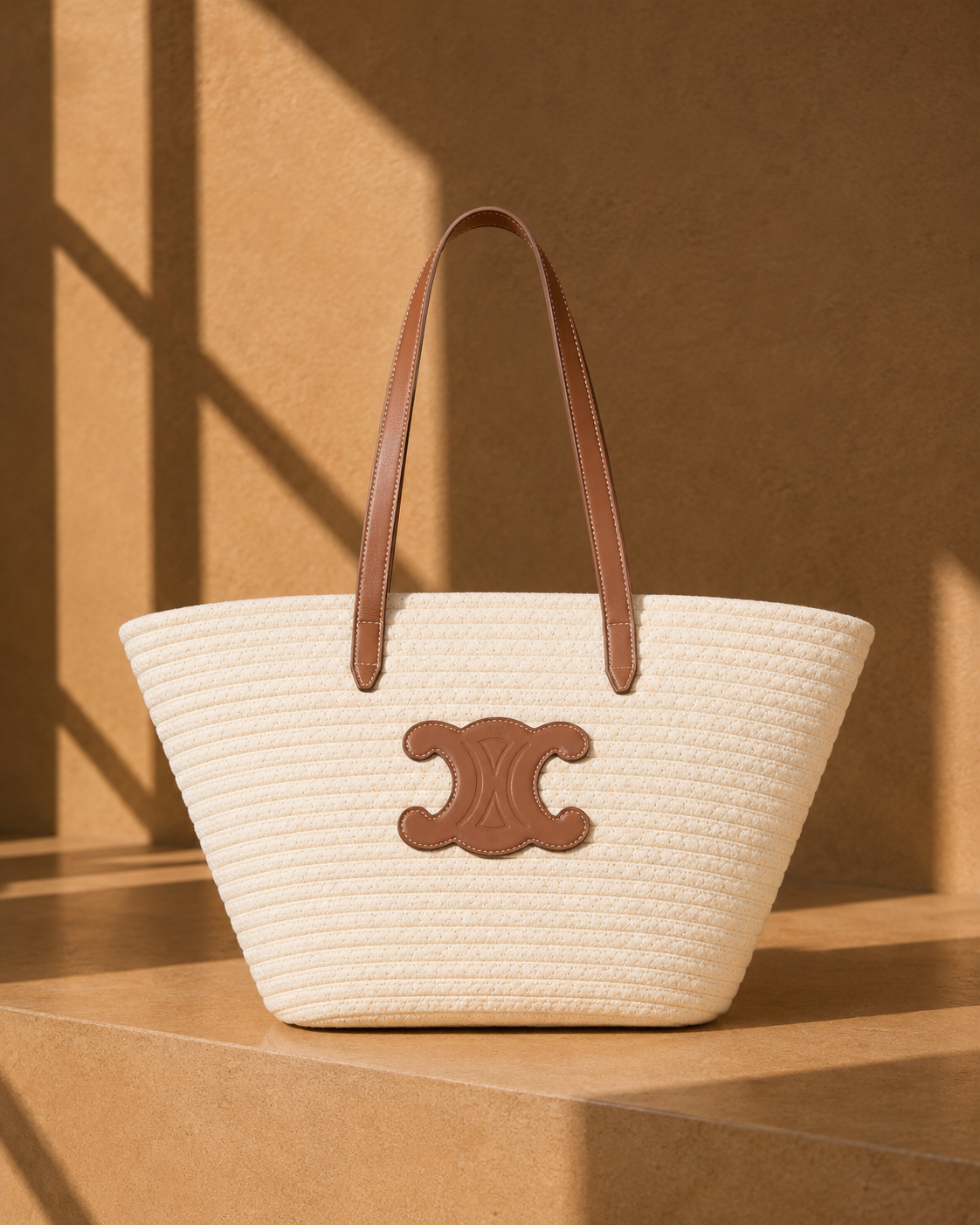 Resort Woven Tote – White