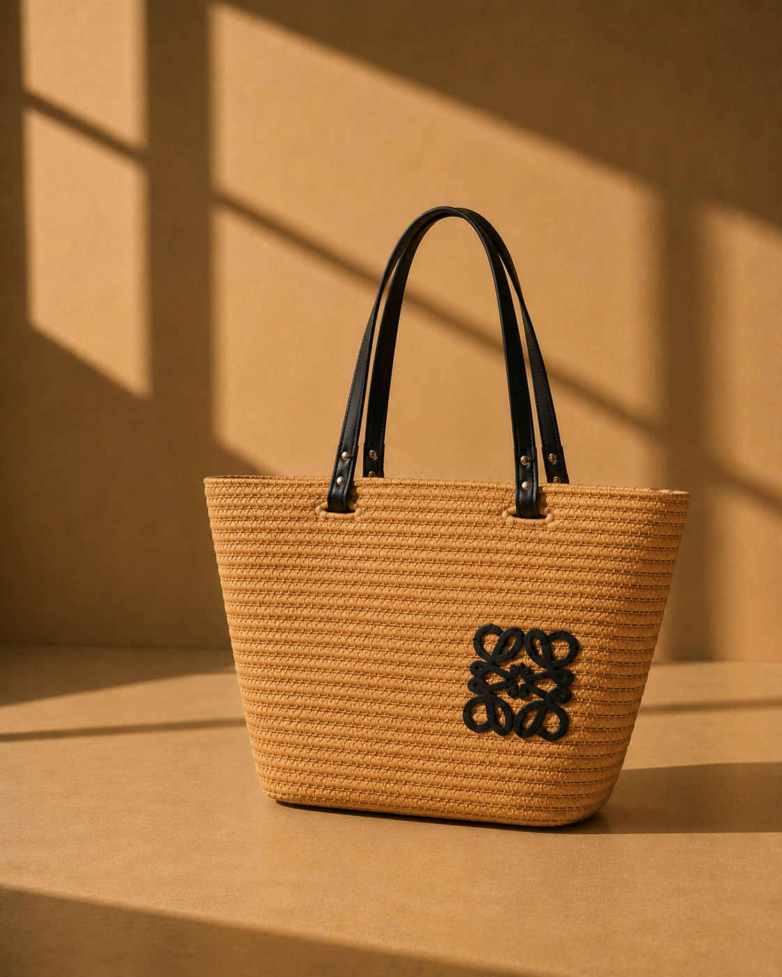 Resort Woven Tote – Beige